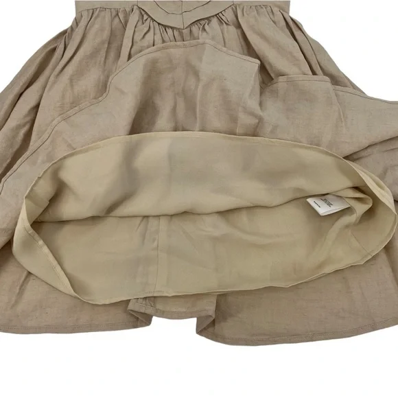 Keepsake The Label Sand Set Me Free Spaghetti Strap Mini Dress Size 2 Women's - Picture 5 of 6